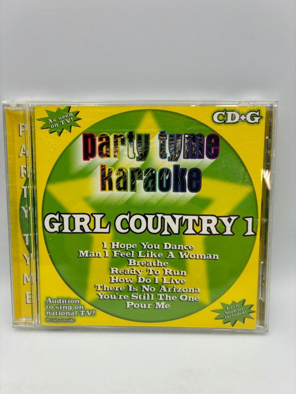 Party Tyme Karaoke Girl Country 1 CD+G 2002 Karaoke Compilation 8 Tracks New